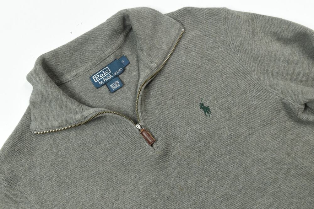 Polo by Ralph Lauren Men’s Crewneck Sweater in Olive Green with Green Pony